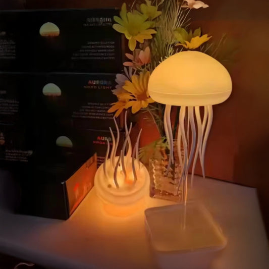 Rechargeable LED Round Jellyfish Decorative Lamp (with Dancing Legs, Multicolour) - HashWOW