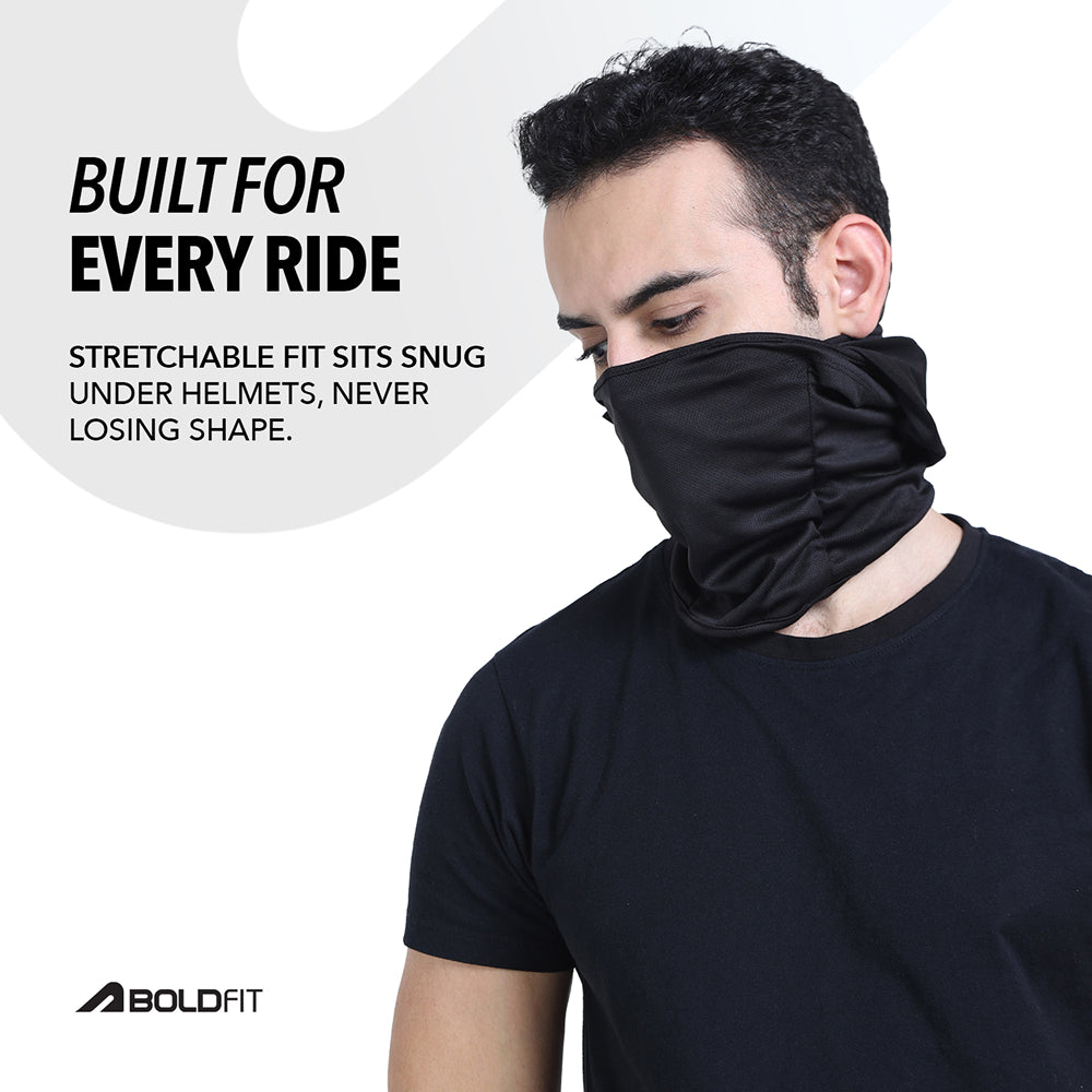 Boldfit Balaclava for Bikers (Black)