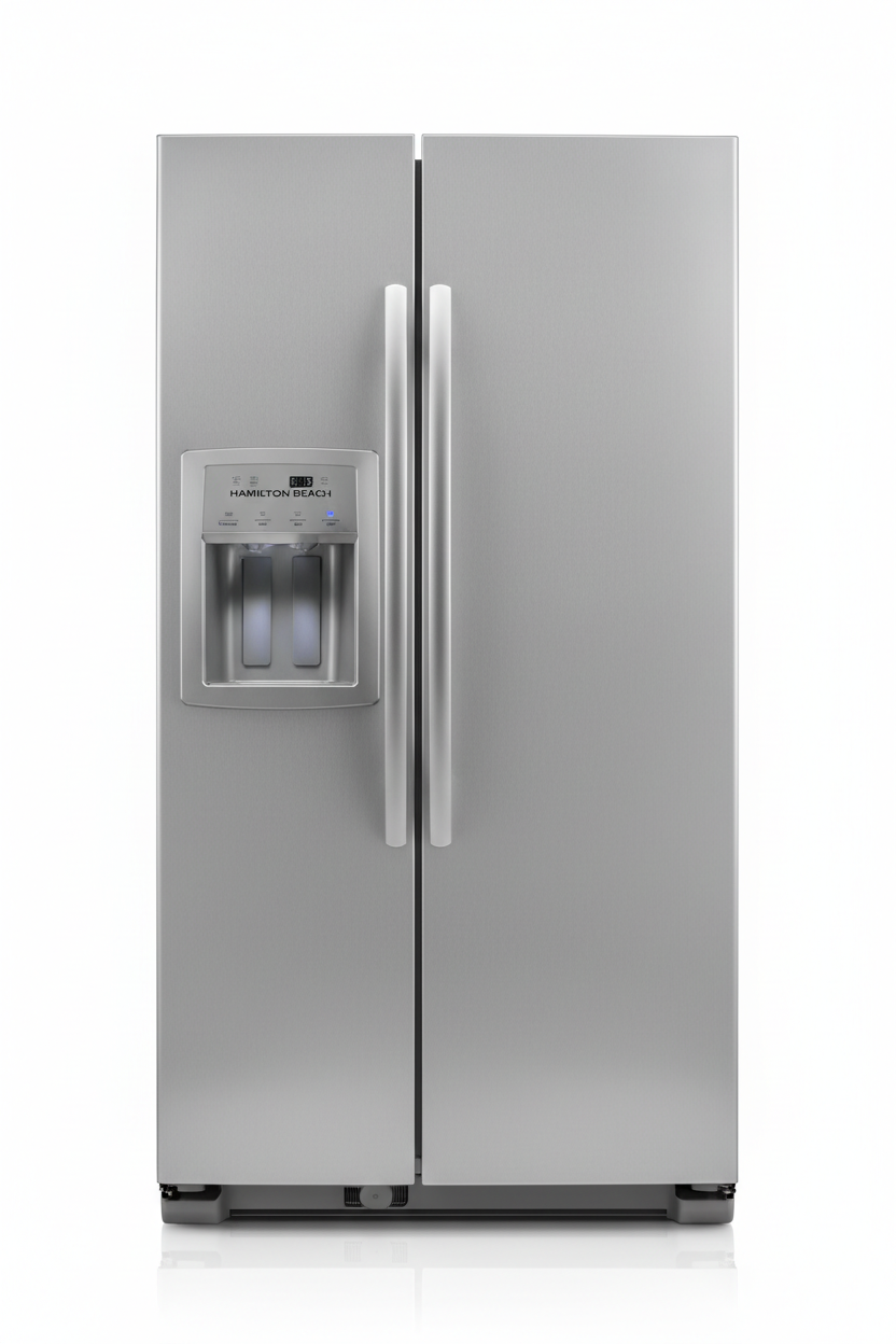 Hamilton Beach 15.6 cu. Ft. Side-by-Side Stainless Steel Refrigerator