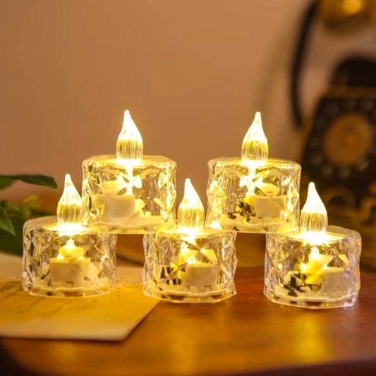Warm White Candle LED Tea Light Candles (5 W) - DesiDiya