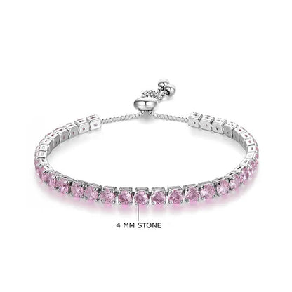 Designs & You Link Bracelet (Pink)