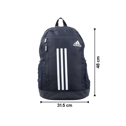 Adidas Polyester Backpack (Navy Blue)