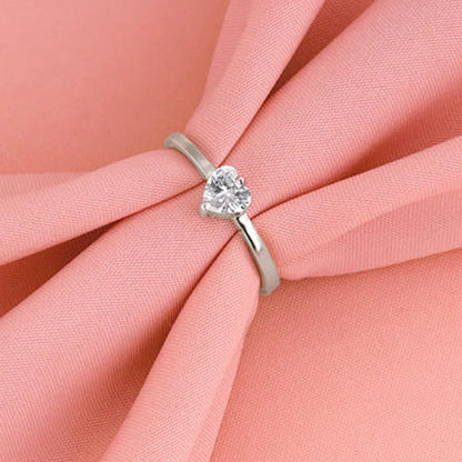 GIVA Passionate Love Adjustable Ring (Silver)