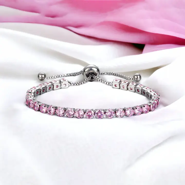 Designs & You Link Bracelet (Pink)