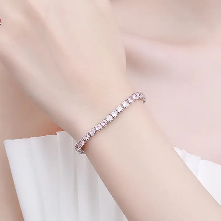 Designs & You Link Bracelet (Pink)