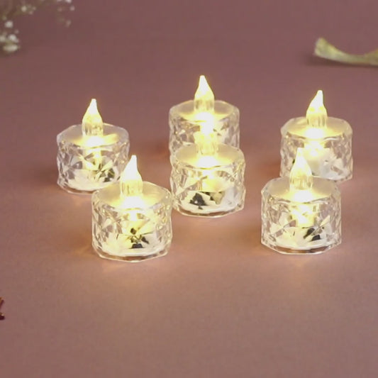 Warm White Candle LED Tea Light Candles (5 W) - DesiDiya