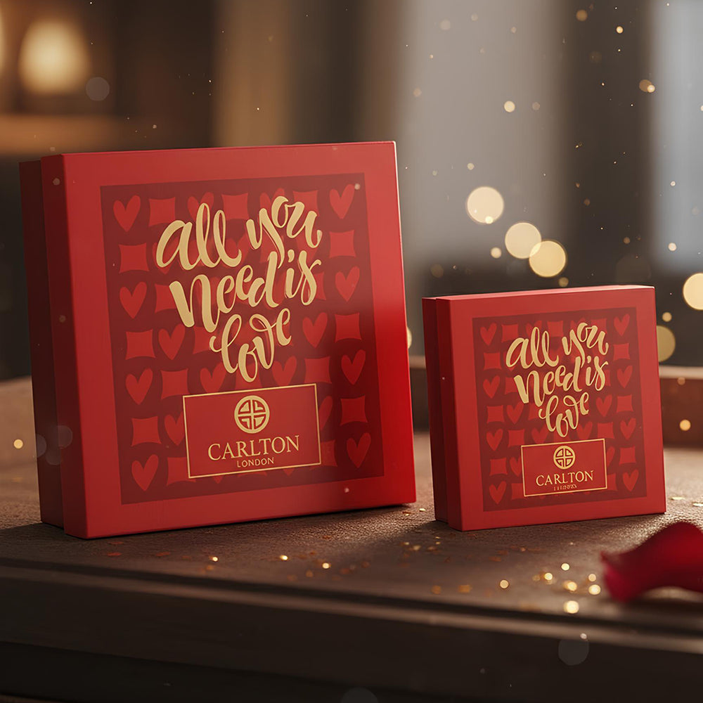 Carlton London Blush Heart Pendant with Chain (Rose Gold)